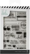 Words & Icons - Heidi Swapp Color Fresh Clear Stamps
