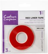 Clear - Crafter's Companion Red Liner Tape .125"X11yds