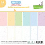 Spiffy Speckles, 12 Designs/3 Each - Lawn Fawn Single-Sided Petite Paper Pack 6"X6" 36/Pkg