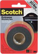 Black - Scotch Extreme Mounting Tape 1"X60"