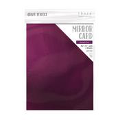 Midnight Plum - Craft Perfect Mirror Cardstock 92lb 8.5"X11" 5/Pkg