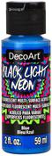Blue - DecoArt Black Light Neon Acrylic Paint 2oz