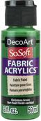 Christmas Green - SoSoft Fabric Acrylic Paint 2oz
