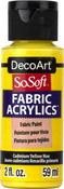 Cadmium Yellow Hue - SoSoft Fabric Acrylic Paint 2oz