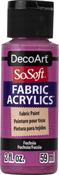 Fuchsia - SoSoft Fabric Acrylic Paint 2oz