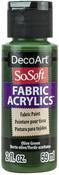 Olive Green - SoSoft Fabric Acrylic Paint 2oz