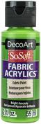 Bright Avocado - SoSoft Fabric Acrylic Paint 2oz