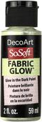 Clear - SoSoft Fabric Acrylic Paint Medium Glow 2oz