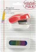 AC Office Mini Stapler With Multicolored Staples