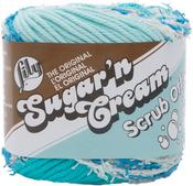 Spring Blue - Lily Sugar'n Cream Yarn - Scrub Off