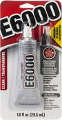 1oz - E6000 Clear Adhesive With Precision Tips