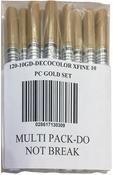 Gold 10/Pkg - DecoColor Extra Fine Oil-Based Opaque Paint Marker Multipack