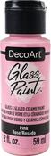Pink - DecoArt Glass Paint 2oz
