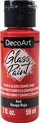 Red - DecoArt Glass Paint 2oz
