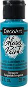 Turquoise - DecoArt Glass Paint 2oz