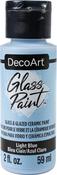 Light Blue - DecoArt Glass Paint 2oz