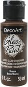 Brown - DecoArt Glass Paint 2oz