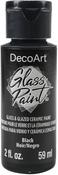 Black - DecoArt Glass Paint 2oz