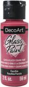 Fuchsia - DecoArt Glass Paint 2oz