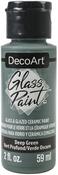 Deep Green - DecoArt Glass Paint 2oz
