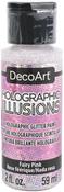 Fairy Pink - DecoArt Holographic Illusions Paint 2oz