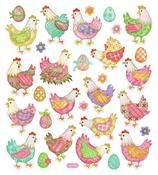 Chickens In Plaid - Sticker King Stickers