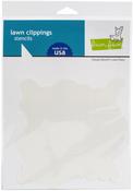 Cloudy - Lawn Clippings Stencils