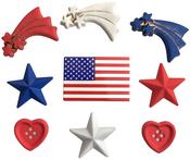 Stars And Stripes - Buttons Galore Button Theme Pack