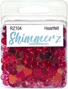 Heart Felt - Buttons Galore Shimmerz Embellishments 18g