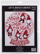 Let's Mingle & Jingle (14 Count) - Imaginating Counted Cross Stitch Kit 8"X9"