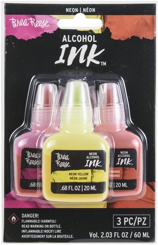 Brea Reese Alcohol Ink 3 Pack - Turquoise, Kelly Green, Cobalt Green