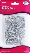 Nickel Plated, Assorted Sizes - Allary Safety Pins 175/Pkg