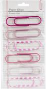Pink - American Crafts Giant Paper Clips 6/Pkg