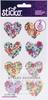 Floral Hearts, 16/Pkg - Sticko Flat Stickers