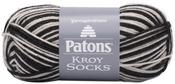Zebra Stripes - Patons Kroy Socks Yarn