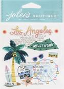 LA Travel - Jolee's Boutique Themed Embellishments 9/Pkg