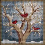 Frosty Morning (14 Count) - Mill Hill Buttons & Beads Counted Cross Stitch Kit 5"X5"