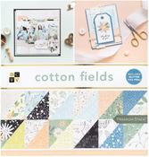Cotton Fields, 12 Designs/3 Each - DCWV Double-Sided Cardstock Stack 12"X12" 36/Pkg