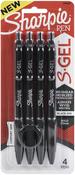 Black - Sharpie S-Gel 1mm Bold Point Pens 4/Pkg