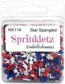 Star Spangled - Buttons Galore Sprinkletz Embellishments 12g