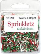 Merry & Bright - Buttons Galore Sprinkletz Embellishments 12g