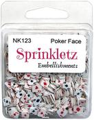 Poker Face - Buttons Galore Sprinkletz Embellishments 12g