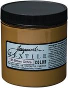 Brown Ochre - Jacquard Textile Color Fabric Paint 8oz