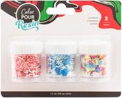 Holiday Clay Confetti - American Crafts Color Pour Mix-Ins 4/Pkg