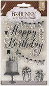 Happy Birthday - BoBunny Clear Stamps 4"X6"