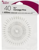 Pearl White - Corsage Pins 1.5" 40/Pkg