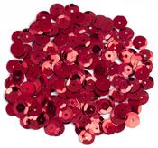 Red, 8mm 200/Pkg - Cupped Sequins