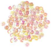Crystal Iridescent, 8mm 200/Pkg - Cupped Sequins