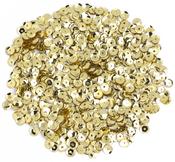 Gold, 5mm 800/Pkg - Cupped Sequins