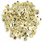 Gold, 8mm 200/Pkg - Cupped Sequins